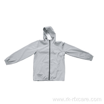 Full Reflective Rainproof Jacket With Multi Size